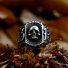 Kobine Men's Punk Skull Figure Ring