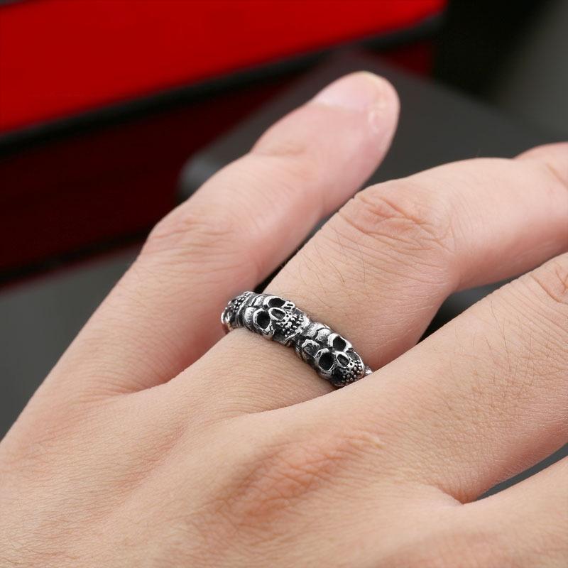 Men's Punk Skulls Rings – Punk Design