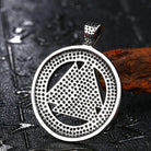 Men's Punk Stacked Triangle Letter Necklace