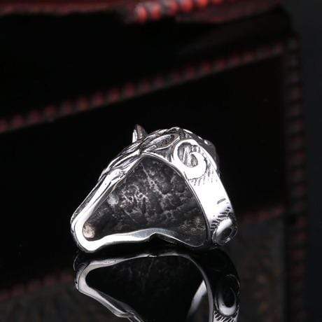 Men's Punk The Giant Wolf Rings