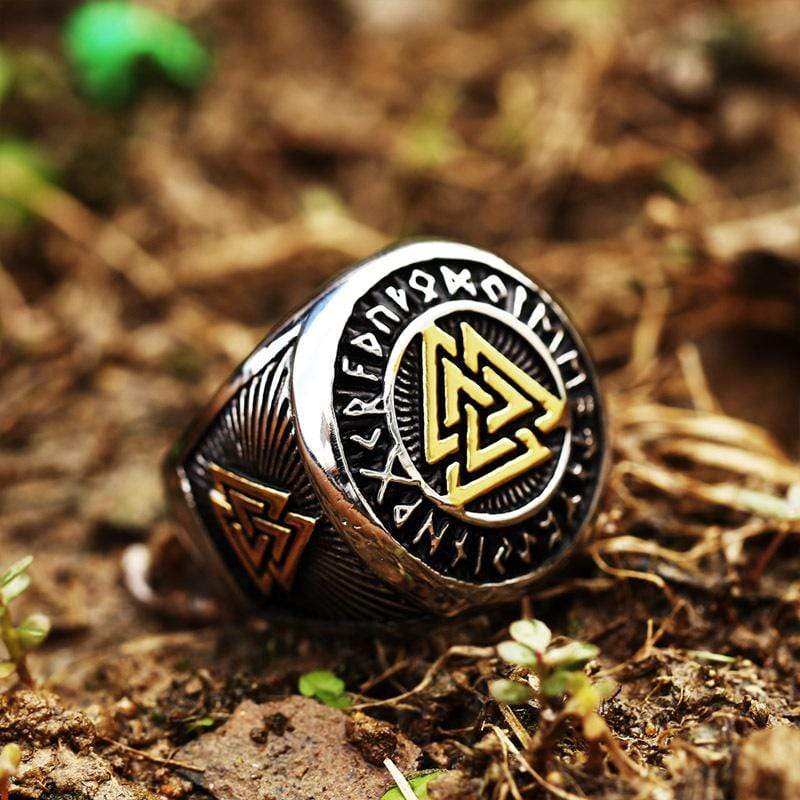 Men's Punk Vintage Letter Ring – Punk Design