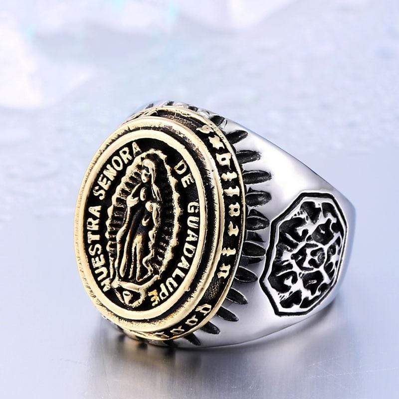Men's Punk Virgin Mary Rings