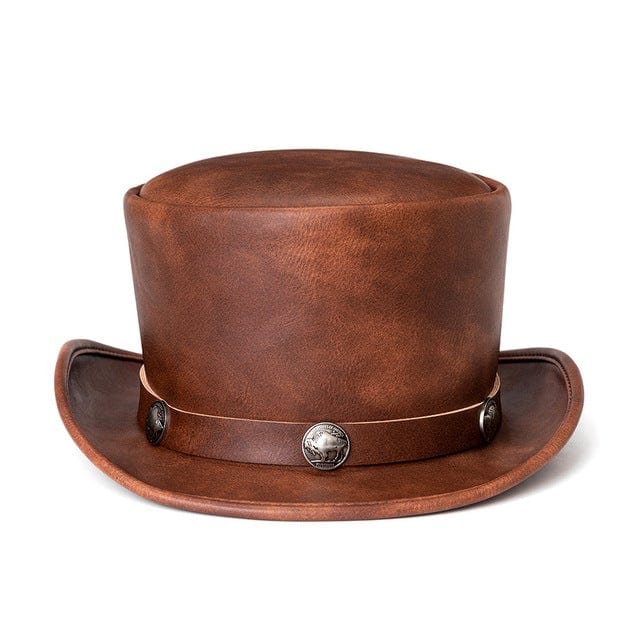 Kobine Men's Steampunk Badge Splice Hat