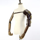 Kobine Men's Steampunk Gear Splice Arm Sleeves with Strap