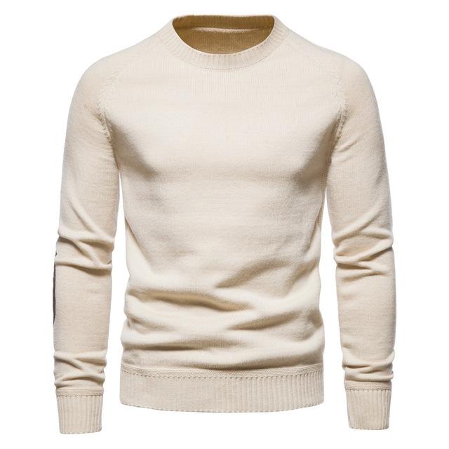 Men's Street Fashion Patch Splice Sweater