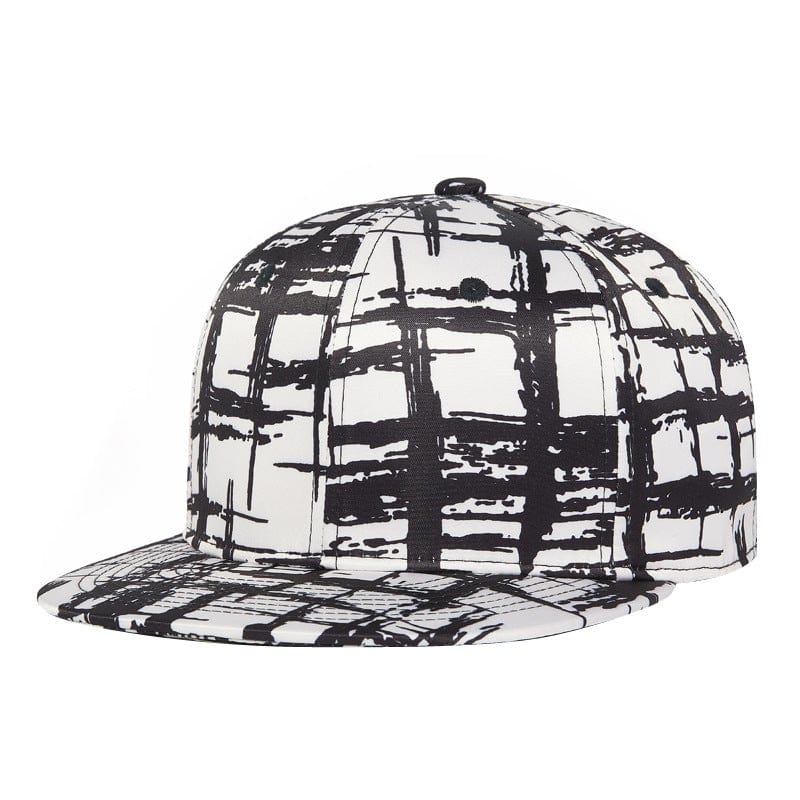 Casquette à carreaux Kobine Street Fashion pour homme