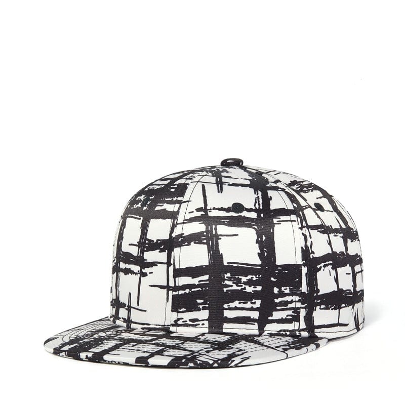 Casquette à carreaux Kobine Street Fashion pour homme