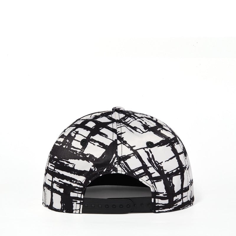 Casquette à carreaux Kobine Street Fashion pour homme