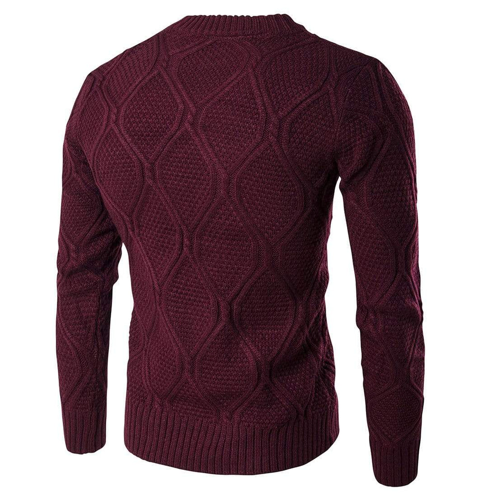 Men's Street Fashion Rhomboid Autumn Sweaters