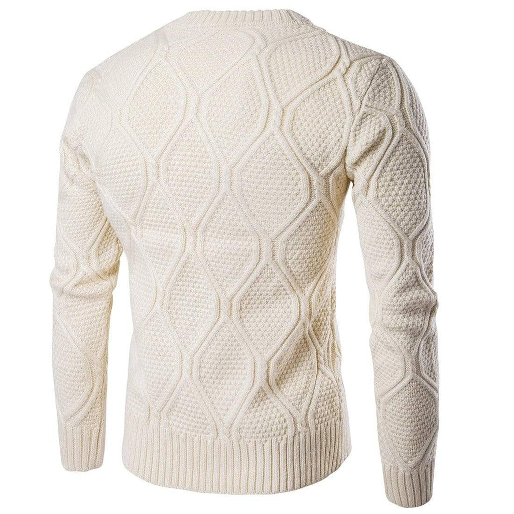 Men's Street Fashion Rhomboid Autumn Sweaters