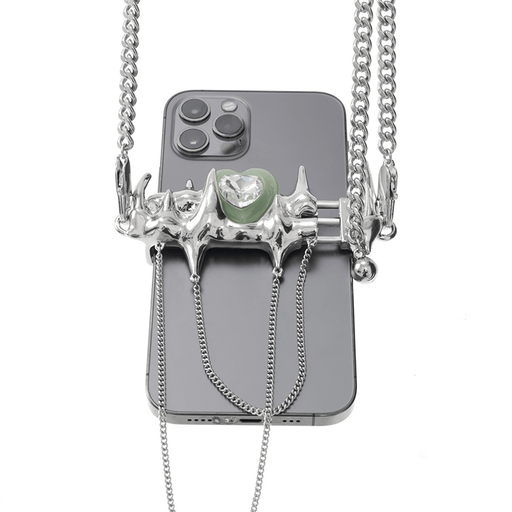 Kobine Punk Heart Phone Case Chain