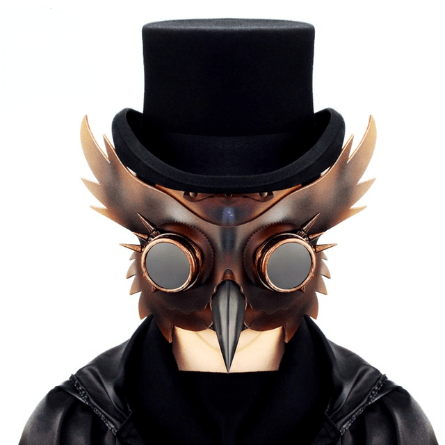 Kobine Steampunk Color Gradient Bird Mask
