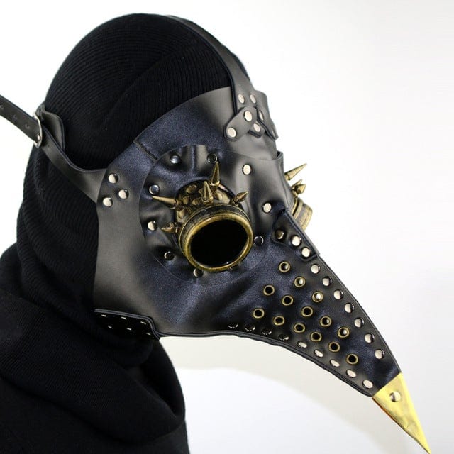 Kobine Steampunk Cutout Nailed Splice Beak Mask