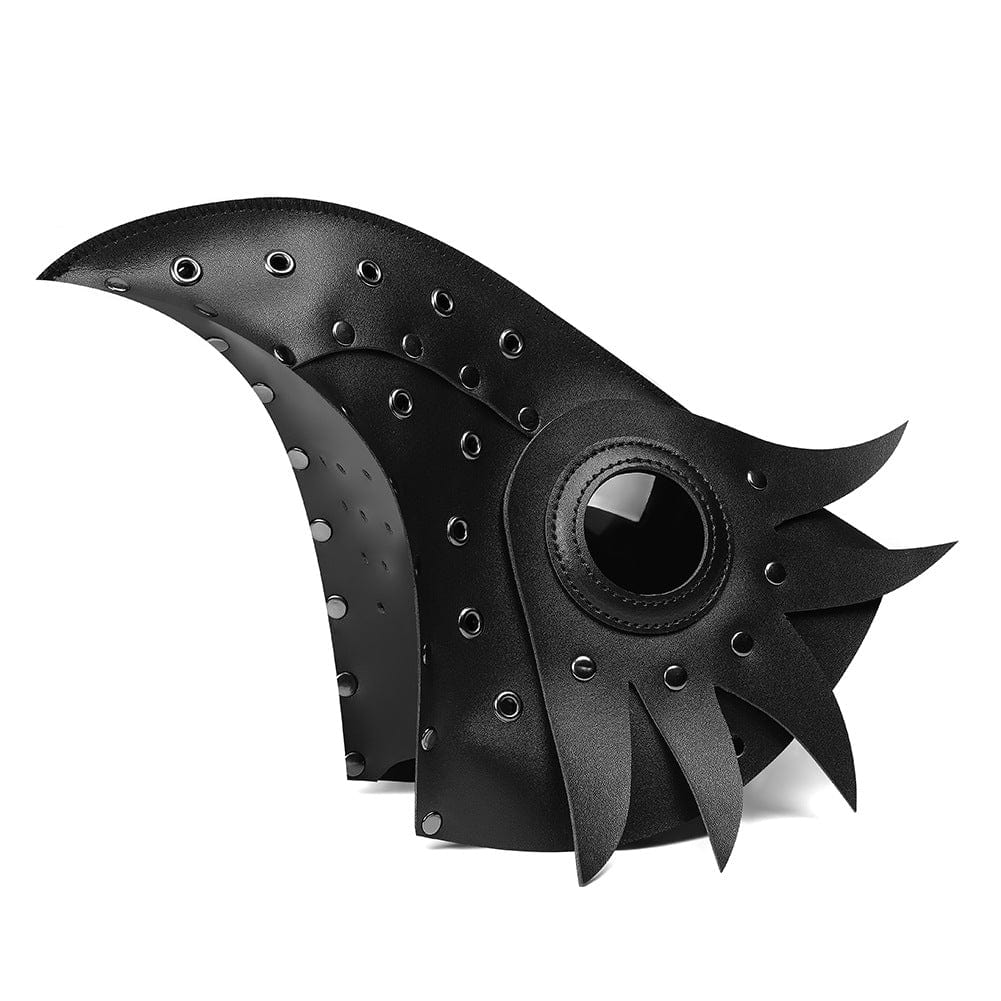 Kobine Steampunk Cutout Wing Beak Mask