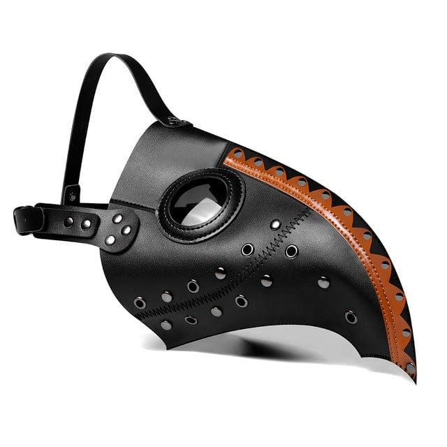 Kobine Steampunk Double Color Nailed Masquerade Mask