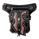 Kobine Steampunk Double Color Skull Waist Bag