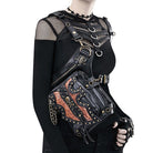 Kobine Steampunk Double Color Skull Waist Bag