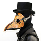 Kobine Steampunk Double Color Splice Beak Mask
