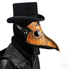 Kobine Steampunk Double Color Splice Beak Mask