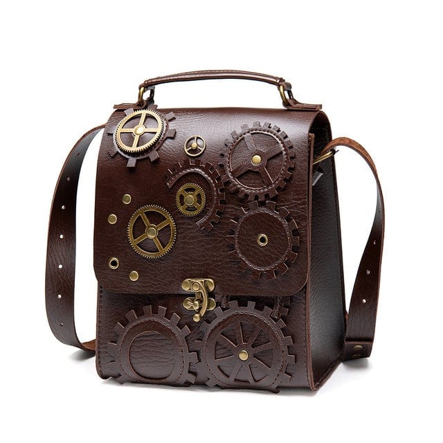 Kobine Steampunk Gear Shoulder Bag