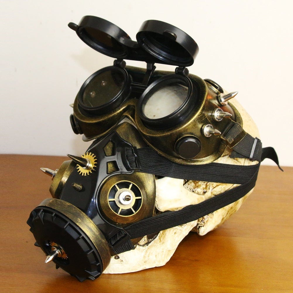 Kobine Steampunk Goggles Halloween Gas Mask