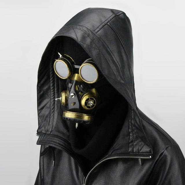 Kobine Steampunk Goggles Rivets Splice Mask