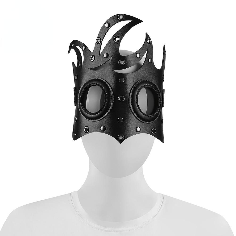 Kobine Steampunk Hair Buckle Cosplay Mask