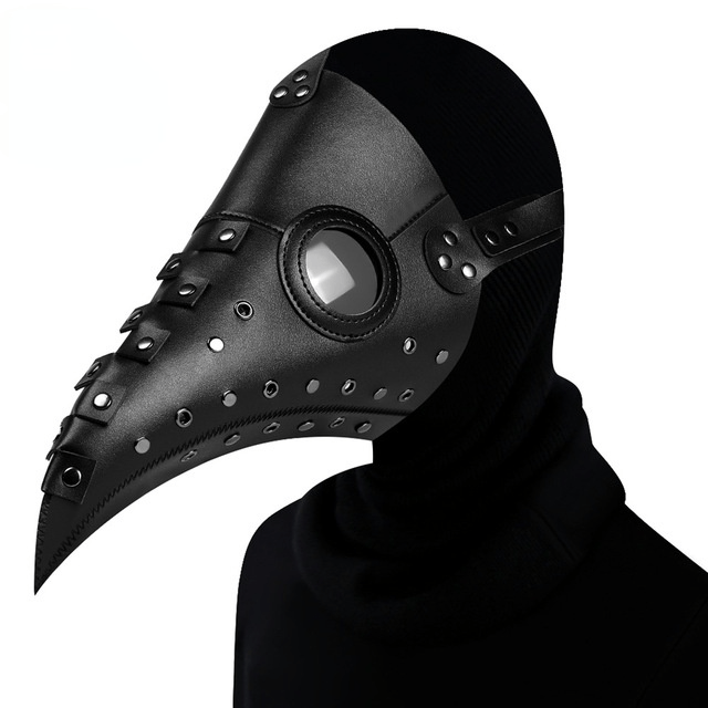 Kobine Steampunk Nailed Long Beak Cosplay Mask