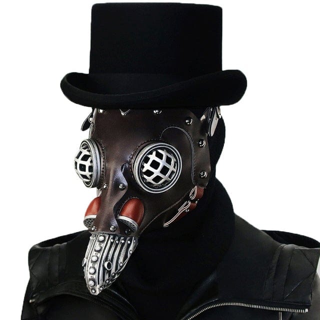 Kobine Steampunk Plague Doctor Beak Mask