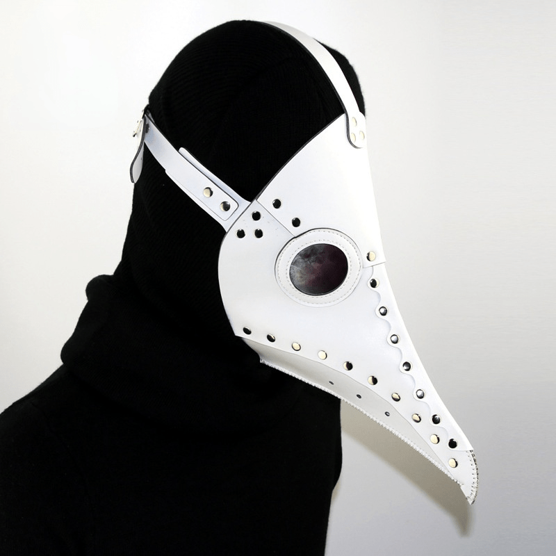 Kobine Steampunk Plague Doctor Nailed Beak Mask
