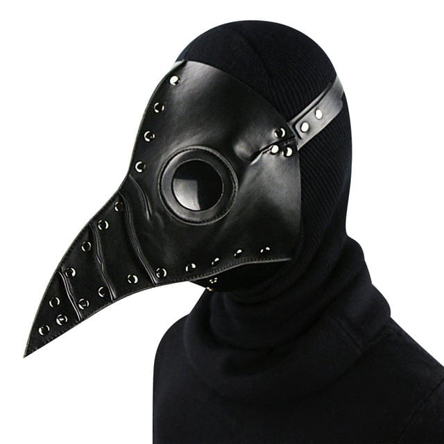 Kobine Steampunk Plicated Cosplay Beak Mask
