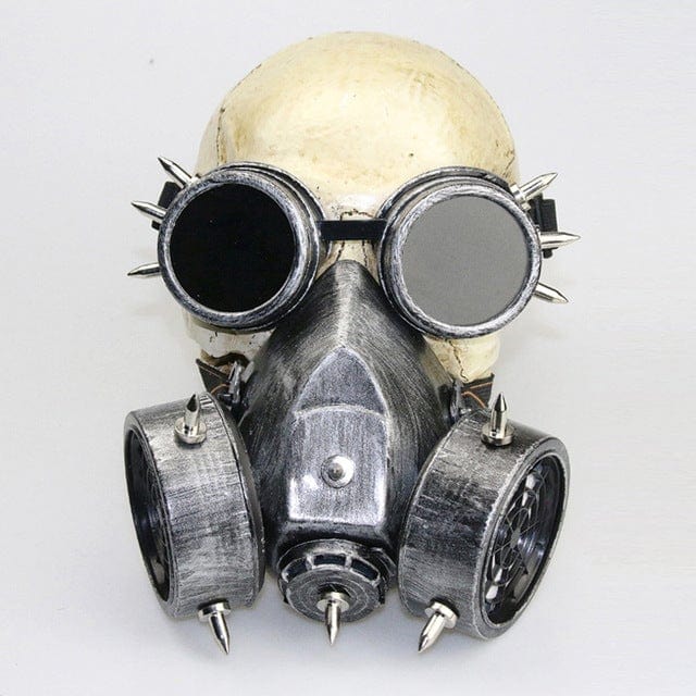 Kobine Steampunk Rivets Cosplay Gas Mask