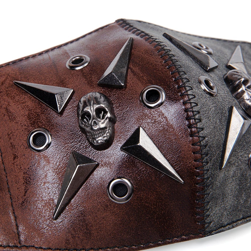 Steampunk Rivets Skull Mask – Punk Design