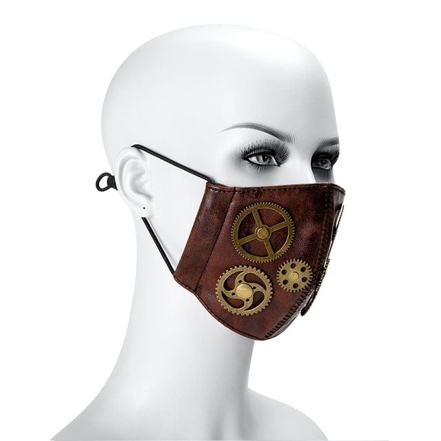 Kobine Steampunk Seriated Adjustable Mask