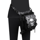 Kobine Steampunk Skull Rivets Travel Bag