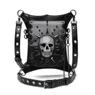 Kobine Steampunk Skull Rivets Travel Bag
