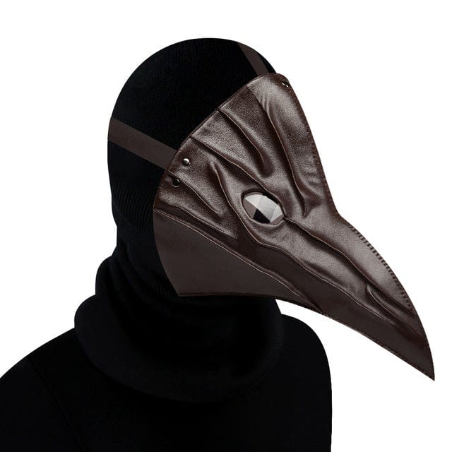 Kobine Steampunk Solid Color Plicated Beak Mask
