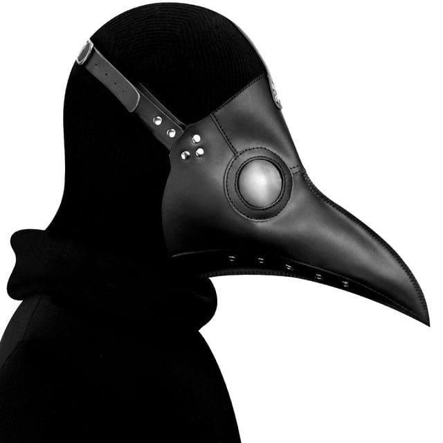 Kobine Steampunk Stitch Hooked Beak Mask