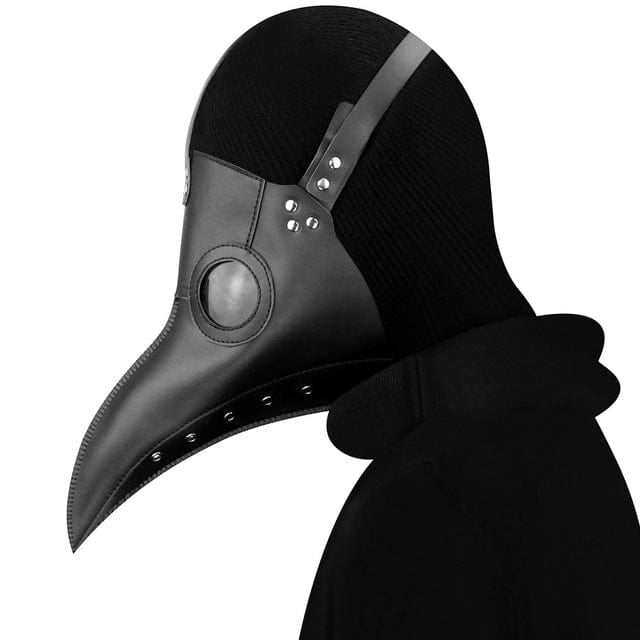 Kobine Steampunk Stitch Hooked Beak Mask