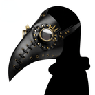 Kobine Steampunk Stitch Rivets Beak Mask