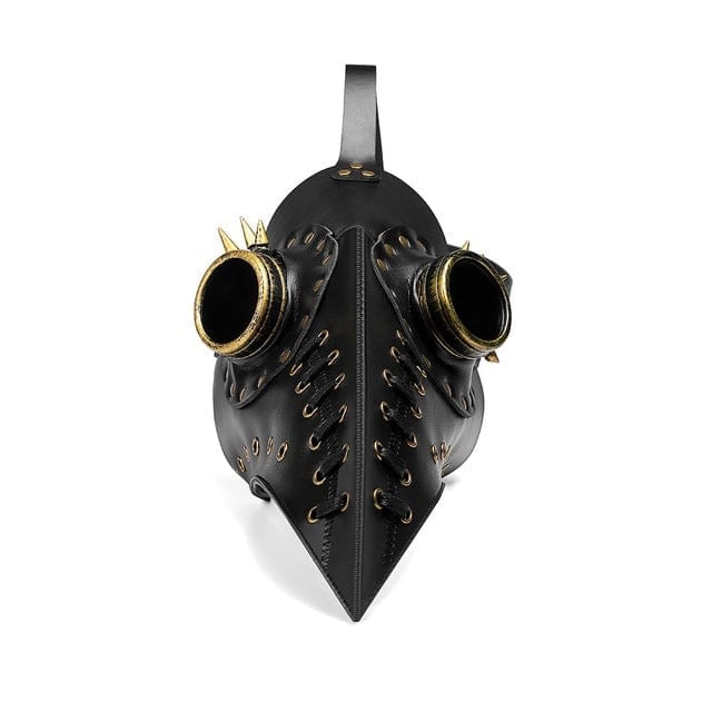 Kobine Steampunk Stitch Rivets Beak Mask