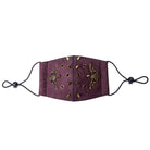 Kobine Unisex Steampunk Badge Rivets Mask