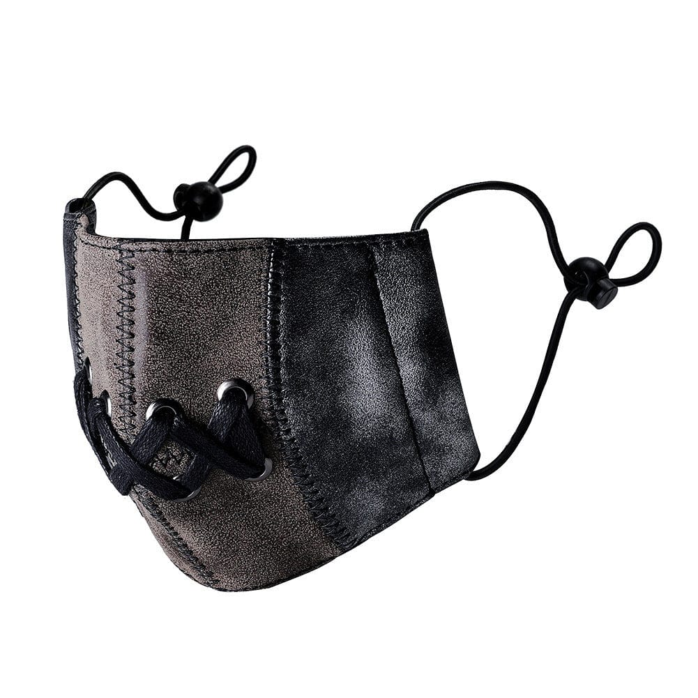 Unisex Steampunk Double Color String Mask – Punk Design