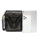 Kobine Unisex Steampunk Evil Eyes Rivets Mini Bag