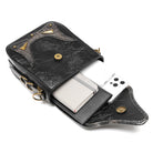 Kobine Unisex Steampunk Evil Eyes Rivets Mini Bag