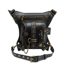 Kobine Unisex Steampunk Gears Nailed Waist Bag