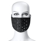 Kobine Unisex Steampunk Rivets Eyelets Adjustable Mask