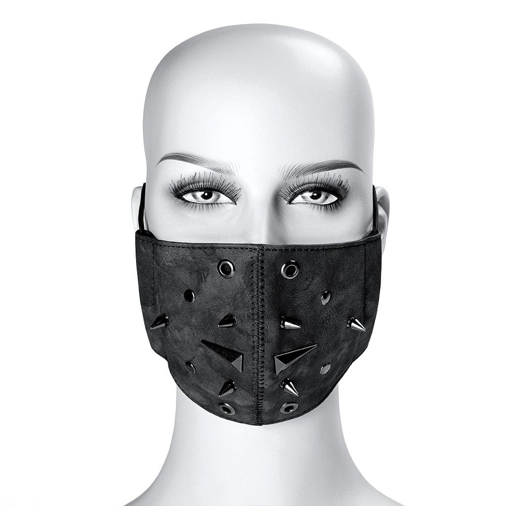 Unisex Steampunk Rivets Eyelets Mask – Punk Design