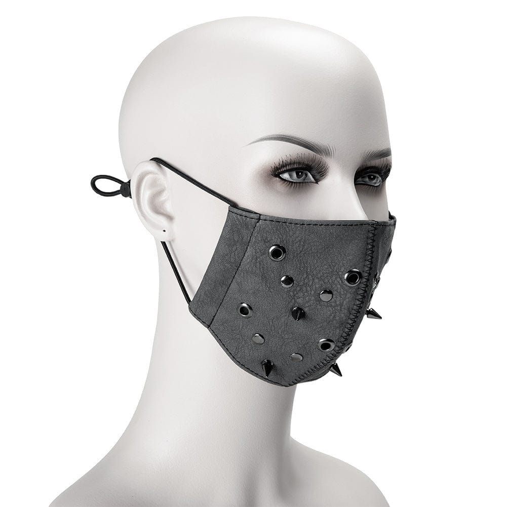 Kobine Unisex Steampunk Rivets Nailed Mask