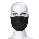 Kobine Unisex Steampunk Rivets Splice Eyelets Mask